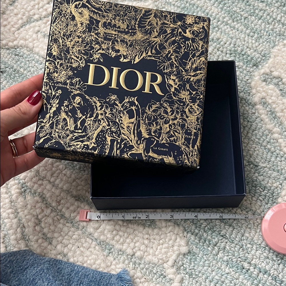 Dior Gold and Black Patterned Box